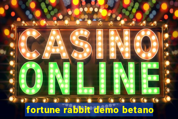 fortune rabbit demo betano